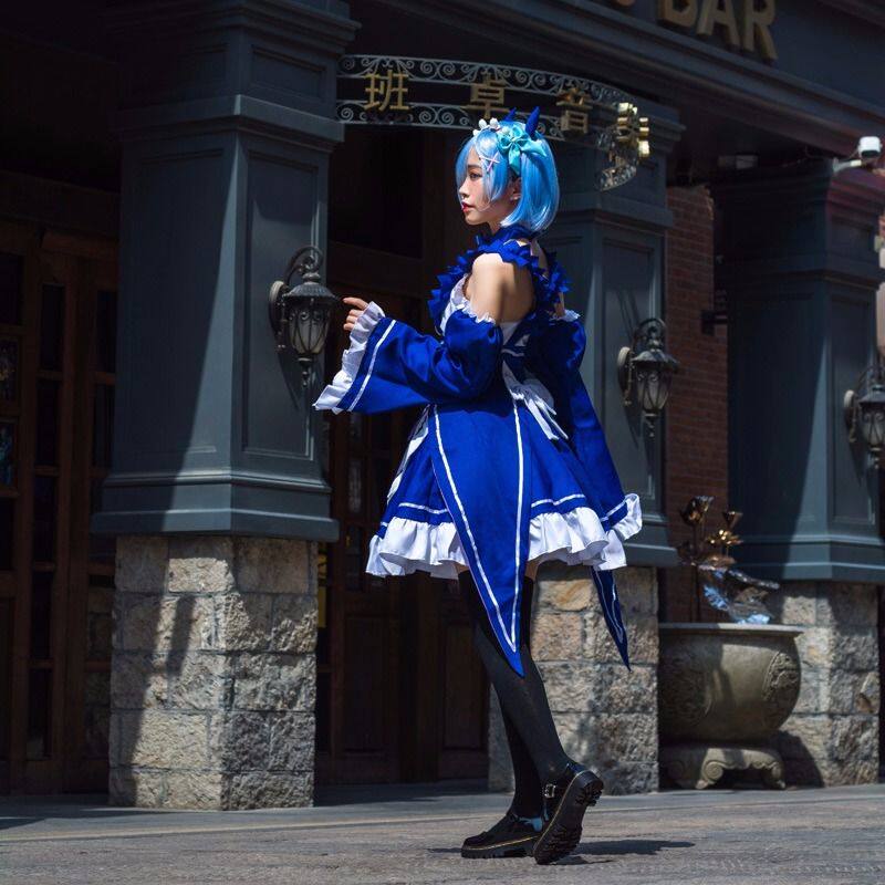 Anime Re Zero Rem Cosplay Cost - Anime Cosplay Rem avaliação e preço