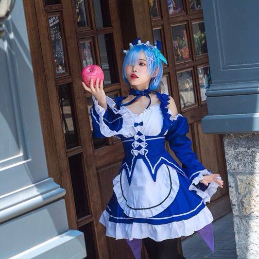 Anime Re Zero Rem Cosplay Cost - Anime Cosplay Rem avaliação e preço