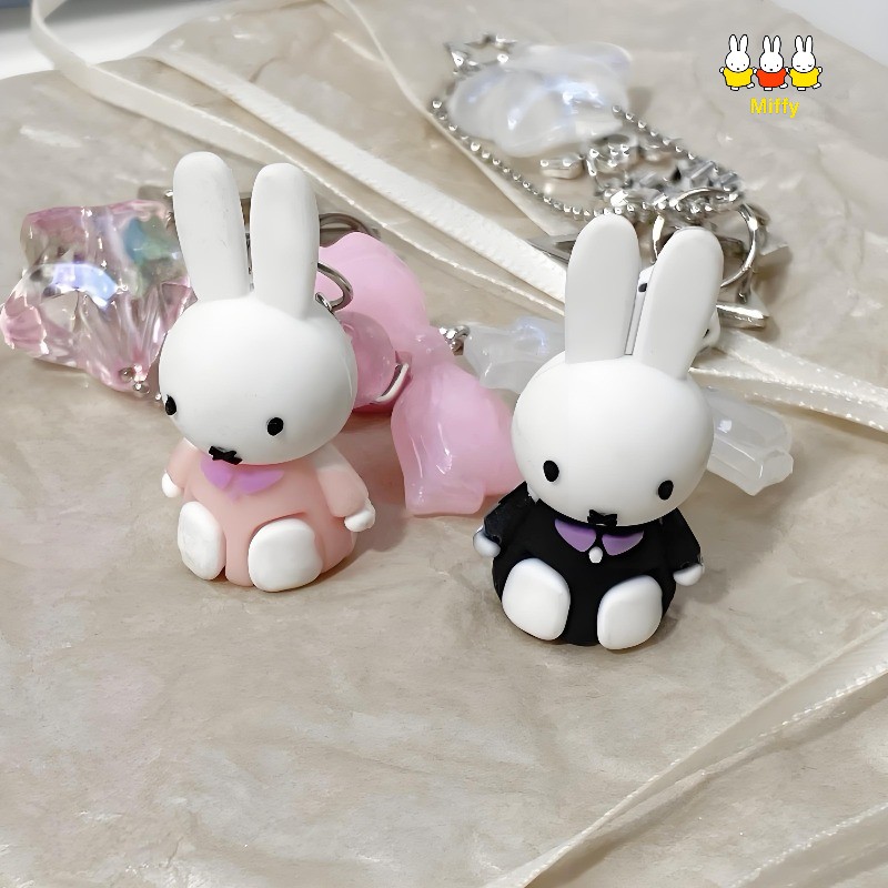 Kawaii Anime Miffy Keychain Li - Anime Cosplay Little Girl avaliação e preço