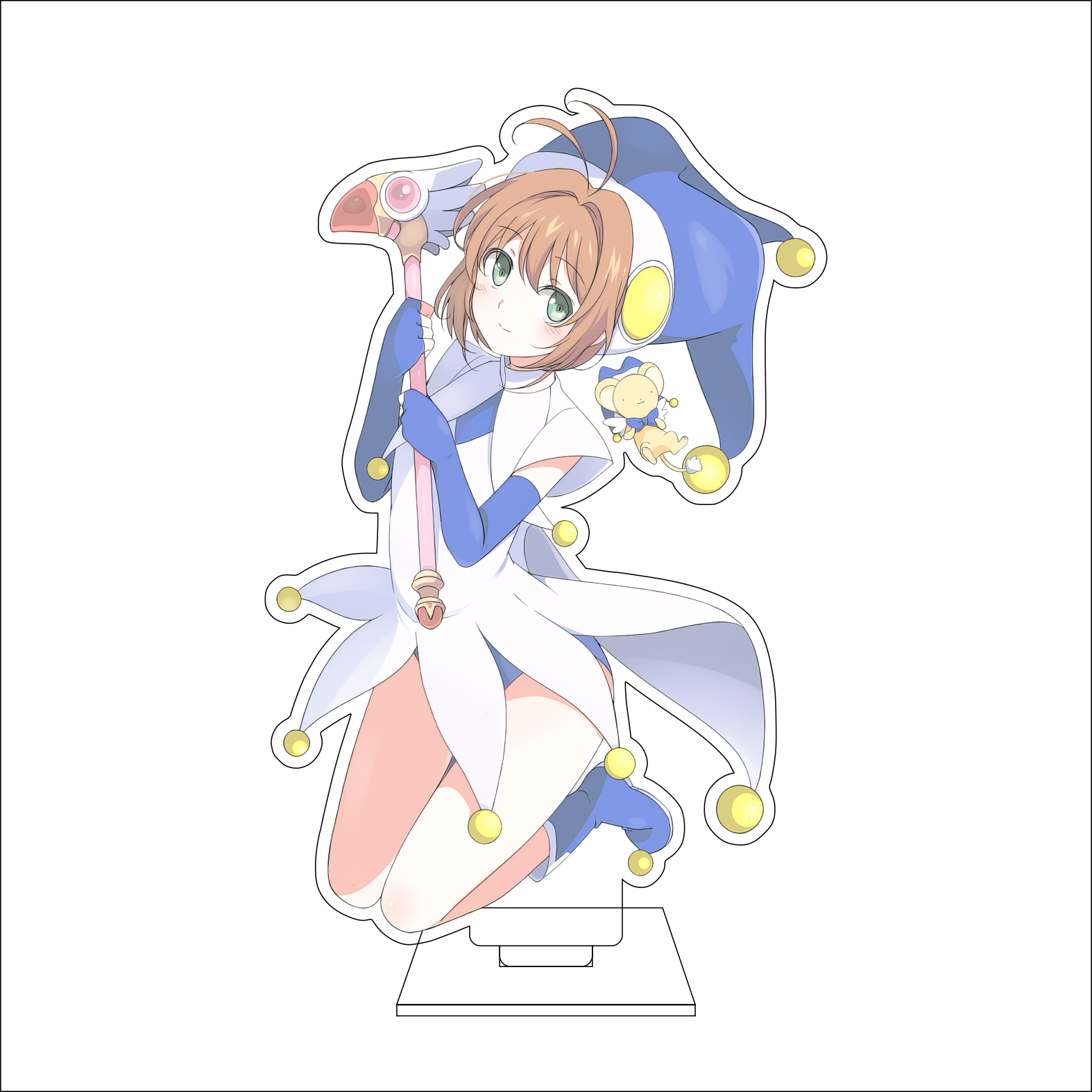 16CM Anime Cardcaptor Sakura C - Anime Cosplay Sus avaliação e preço