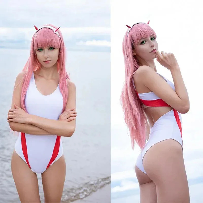 Anime DARLING in the FRANXX Sw - Anime Cosplay Zero Two avaliação e preço