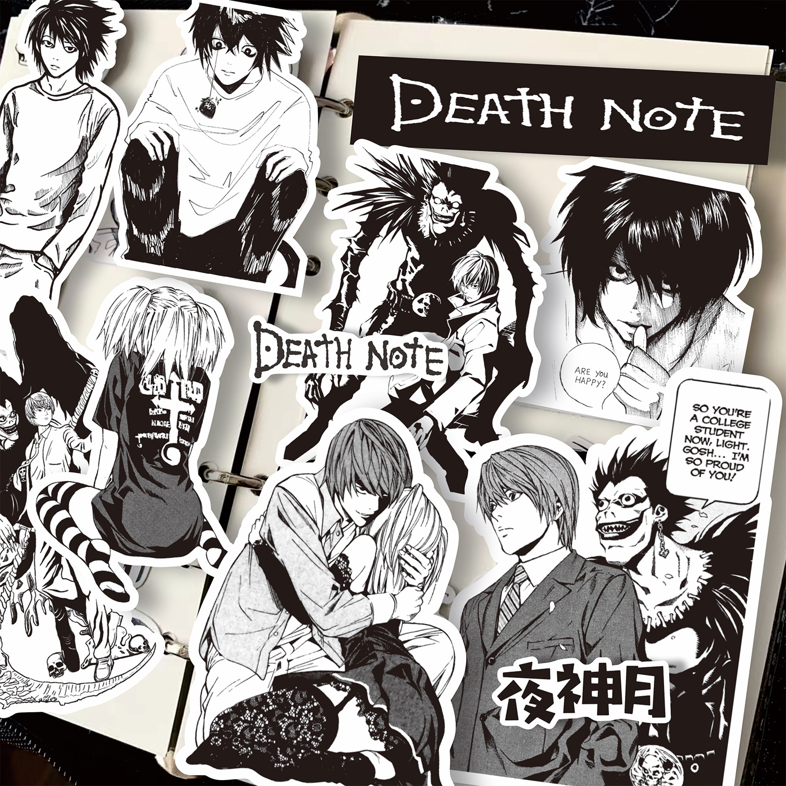 65pcs Death Note Cartoon Stick - Death Note Replica avaliação e preço