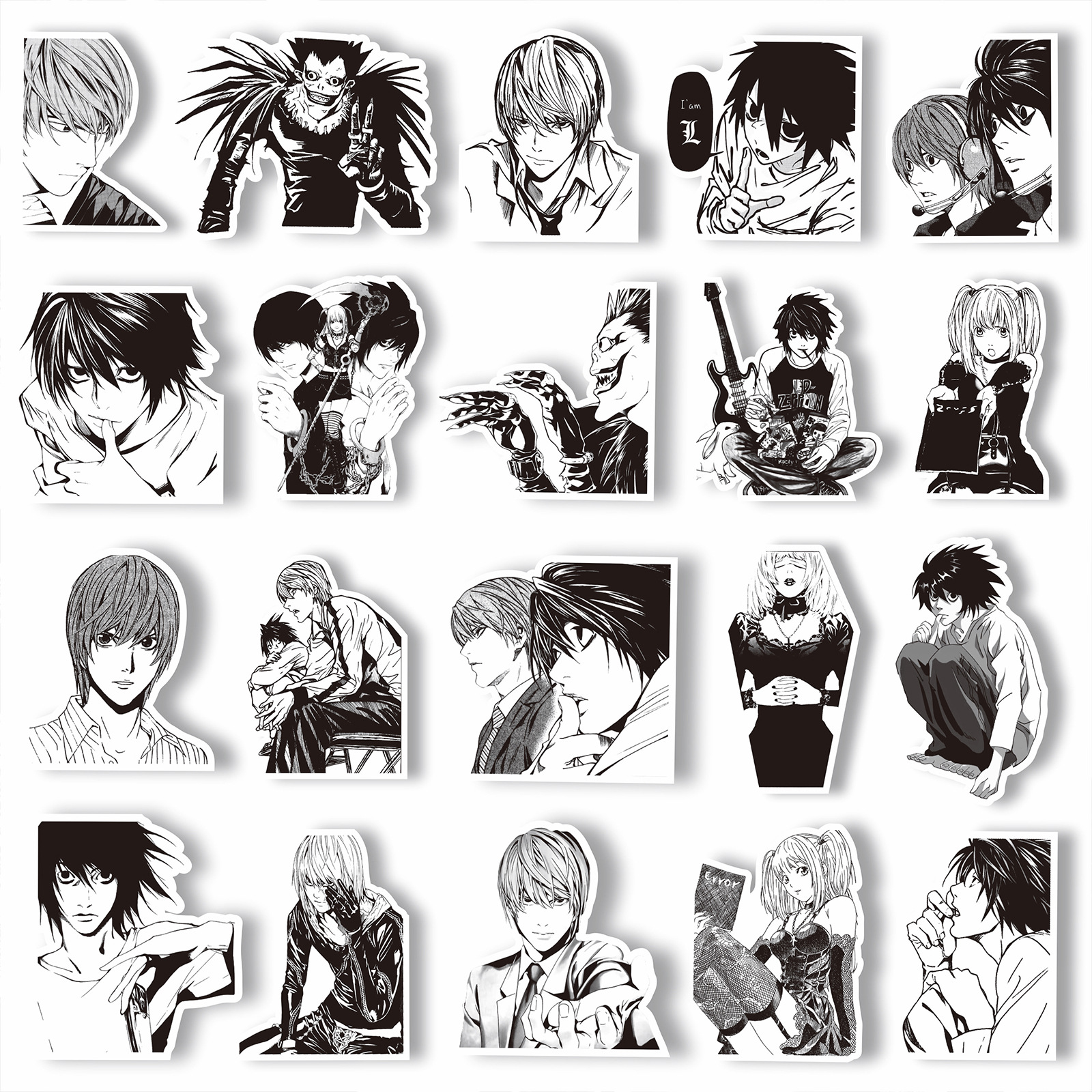 65pcs Death Note Cartoon Stick - Death Note Replica avaliação e preço