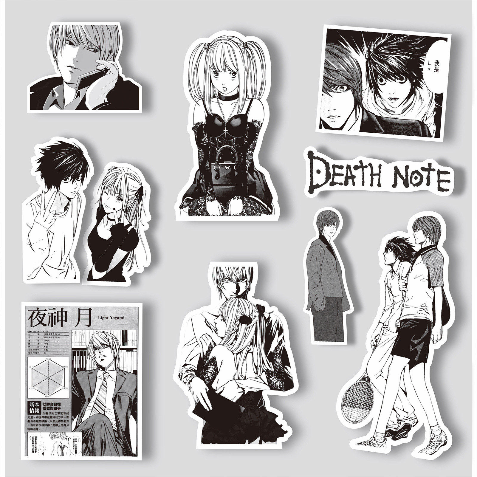 65pcs Death Note Cartoon Stick - Death Note Replica avaliação e preço